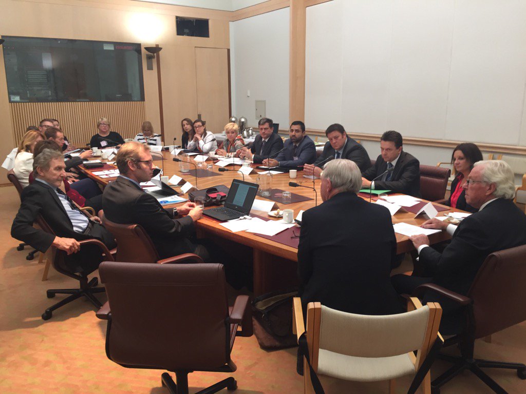 ChildcareAus's tweet photo. ACA hosted Roundtable in parliament a huge success. Much work to be done #allchildrencount https://t.co/XbzGqbPCvH