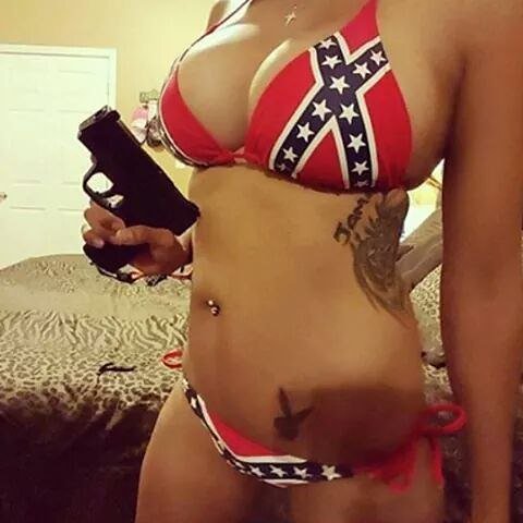hoverGENIE's tweet photo. #DesignShowCase #WebDesign by gmmcreative Now this is how i like my confederate flag. Wear it proud. 
#girlswithgun… https://t.co/lWGLTbX7aq