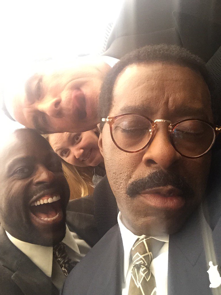 When he's not poking holes in our case, <a href="/CourtneyBVance/">Courtney B Vance</a> was knocked out, y'all! #BTS #ACSFX #ThePeoplevOJSimpson
