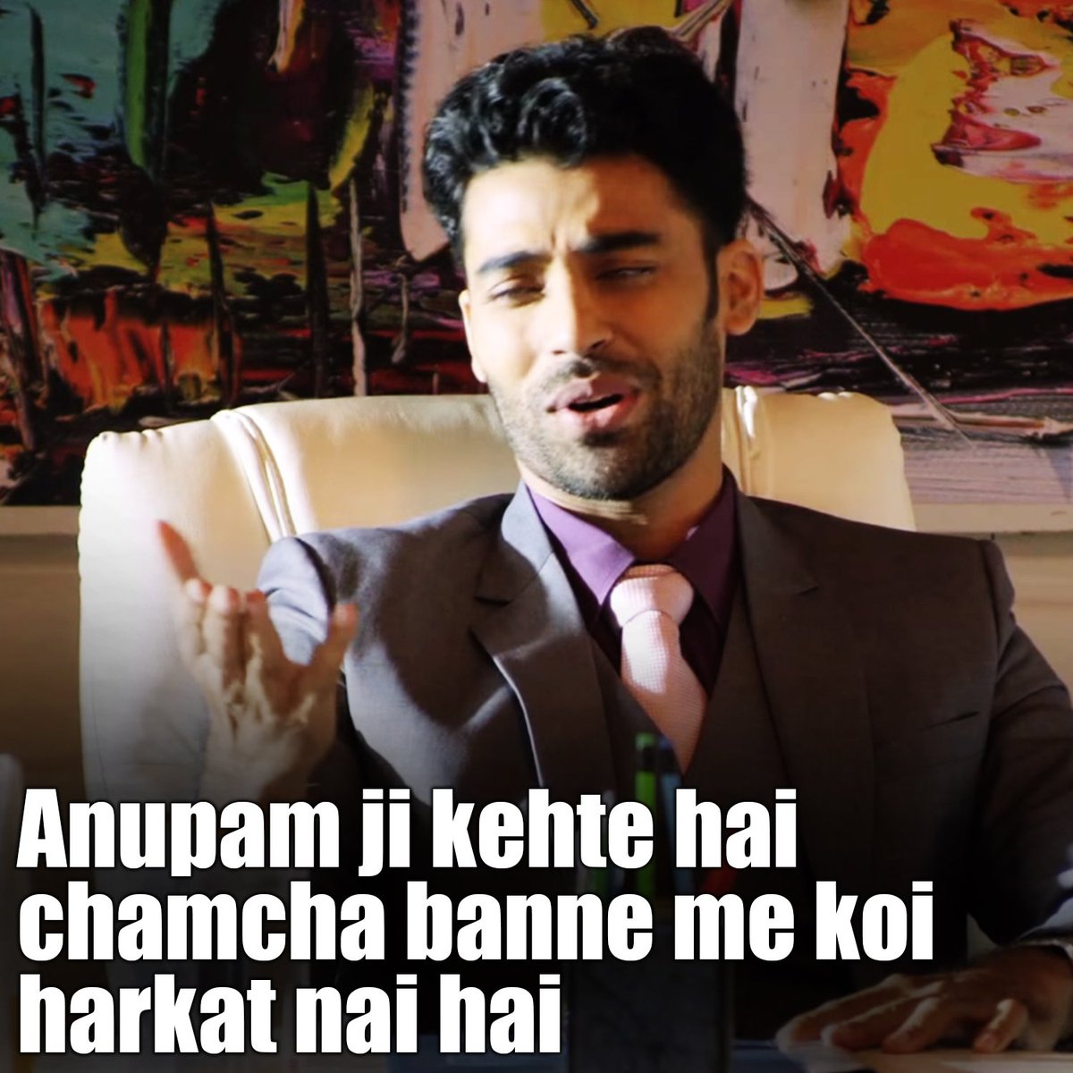 TheTribalbox's tweet photo. Our boss aka Shirish Mehta is so inspired by Mr.Anupam Kher's statement. #ThePinkEnvelope #UrbanMyth #memes https://t.co/fOiSDuSaX3