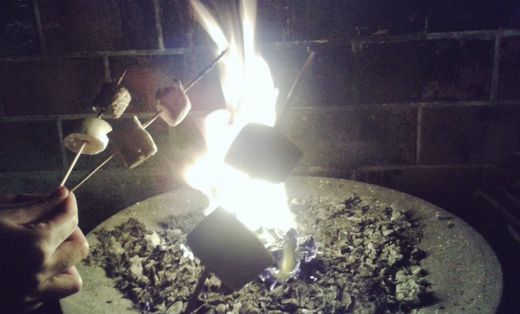 Estefii21's tweet photo. Asado, cupcakes y malvavisco... Linda noche 😊😊💕 https://t.co/WRG4U1kUFk