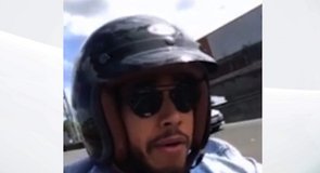 SkySportsF1's tweet image. F1 gossip: Lewis Hamilton won't face sanction after appearing to use phone while driving  skysports.tv/cQzTjX