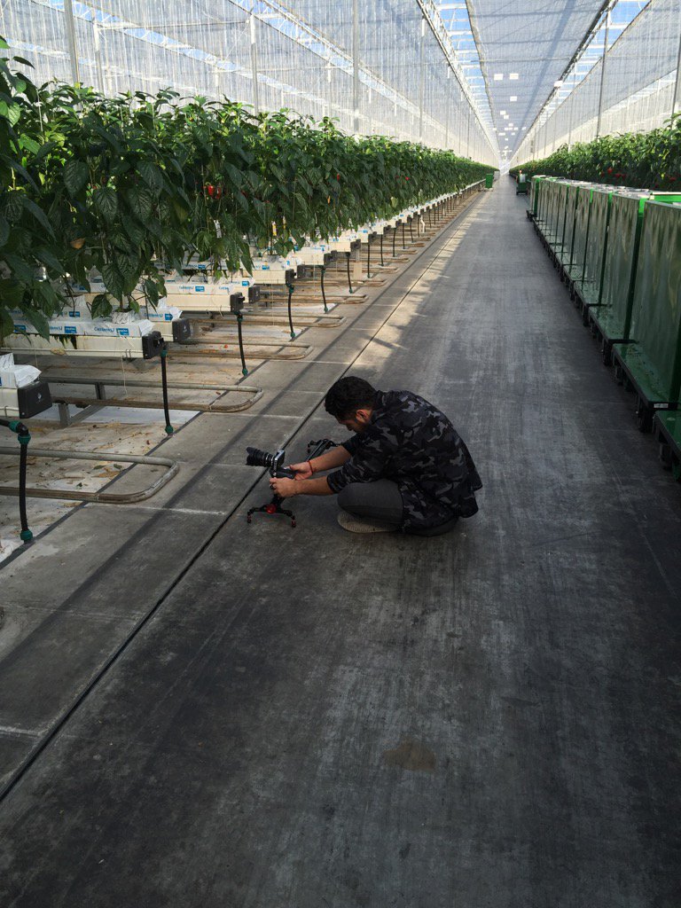 Filming a promo vid for our sister show in Amsterdam at Jansen Paprika