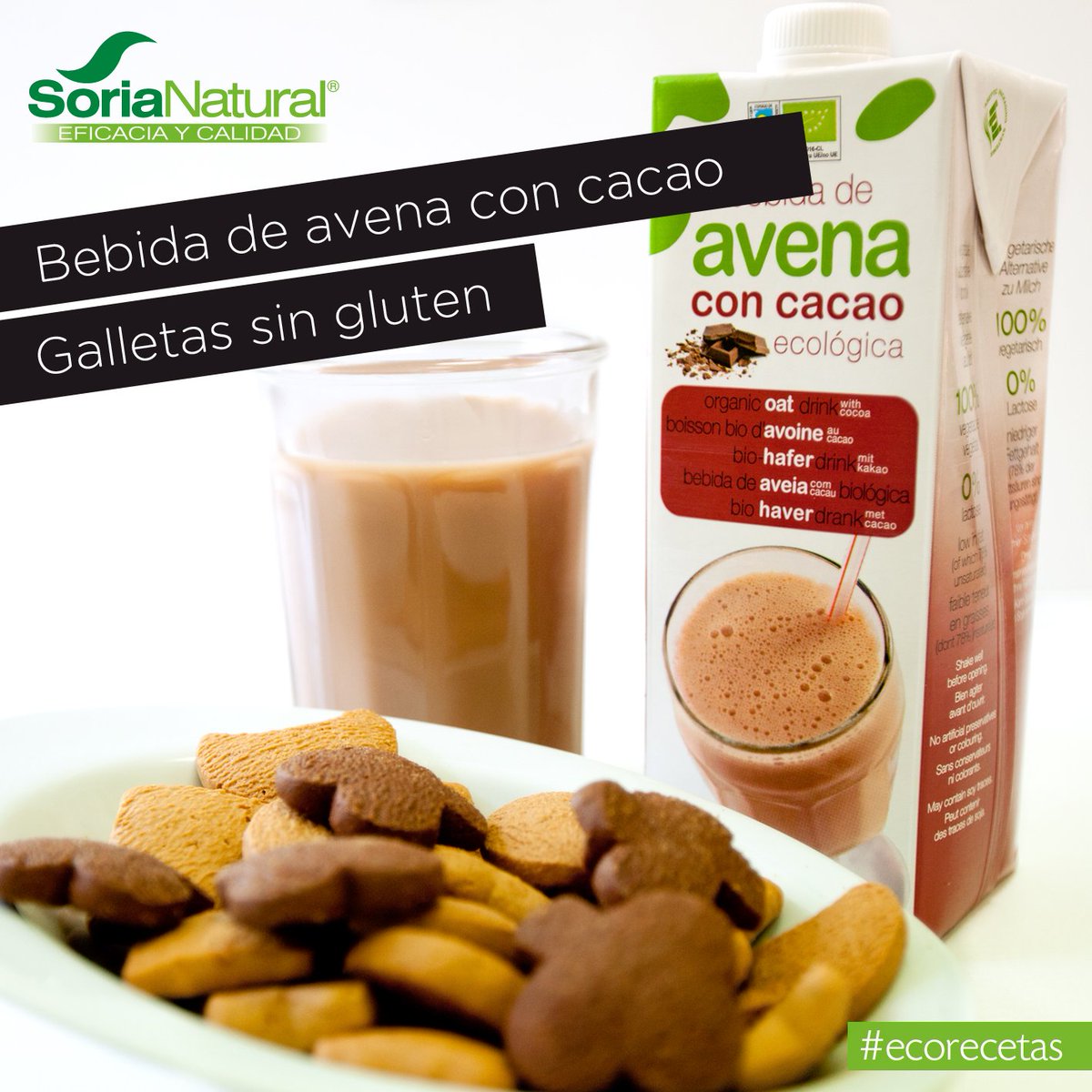 SoriaNatural's tweet photo. Buenos días! Qué os parece si hoy desayunamos #singluten? #FelizMiércoles! #Celisor #avenaconcacao #ricorico https://t.co/SV9ga8Hyen