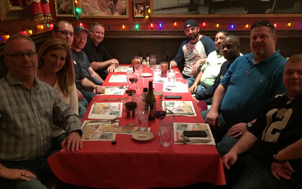 District 306 Store Manager team dinner tonight at Buca do Beppo  Excaliber, Las Vegas
