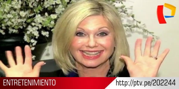 PTV_Noticias's tweet photo. [VIDEO] #OliviaNewtonJohn envía saludos a fans peruanos a pocos días de concierto ► https://t.co/cobXDv9BSz https://t.co/nHcu5zVZos