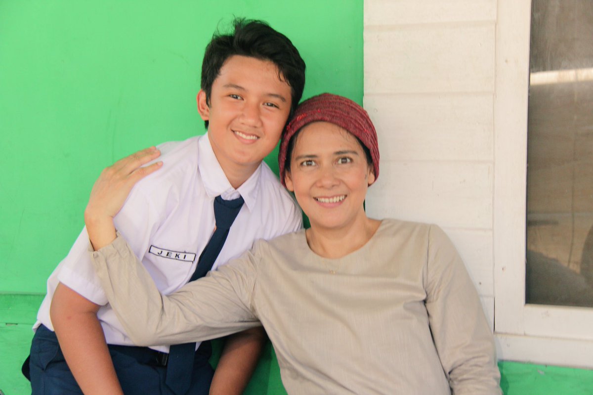 Ada yang minta upload foto jeki. Nih, sikat. Doi actingnya juaraaa. #TFUTheMovie