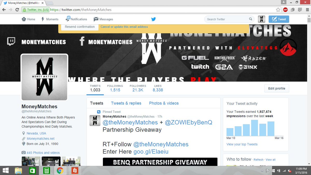 MoneyMatches's tweet image. Hitting 2 Million Impressions In Less Than A Week, Where You At @ASTROGaming 

RT/LIKE #WolfPit