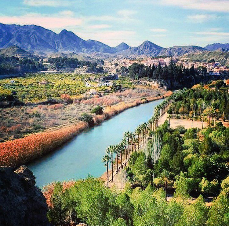🗓📸 El Segura <a href="/chsriosegura/">Confederación Hidrográfica del Segura</a> a su paso por #Blanca para los buenos días de hoy, miércoles 16 de marzo.