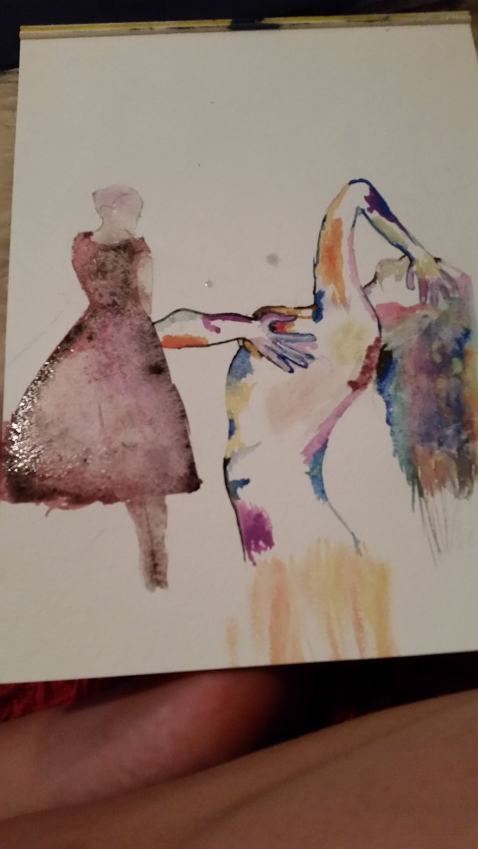 MJCOOKE00's tweet photo. I miss this painting. I sold it :/ ugh part of me gone. https://t.co/4RQNiGSII8