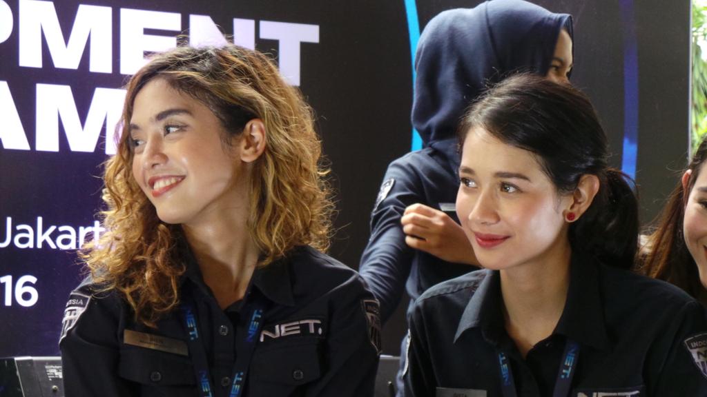 mdtvindonesia's tweet image. Keseruan M&amp;amp;G Cast. @TheEast_NET di Istora siang ini.. #MDPIV_NET