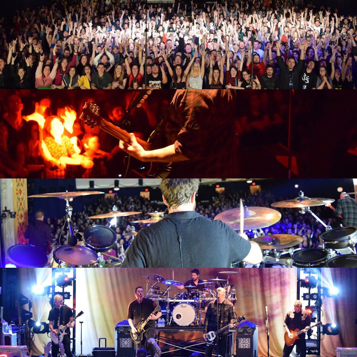 BenBurnleyBB's tweet photo. Eugene thanks for such an awesome night! See you guys soon! #tour #breakingbenjamin #darkbeforedawn https://t.co/vn8NKoL9ll