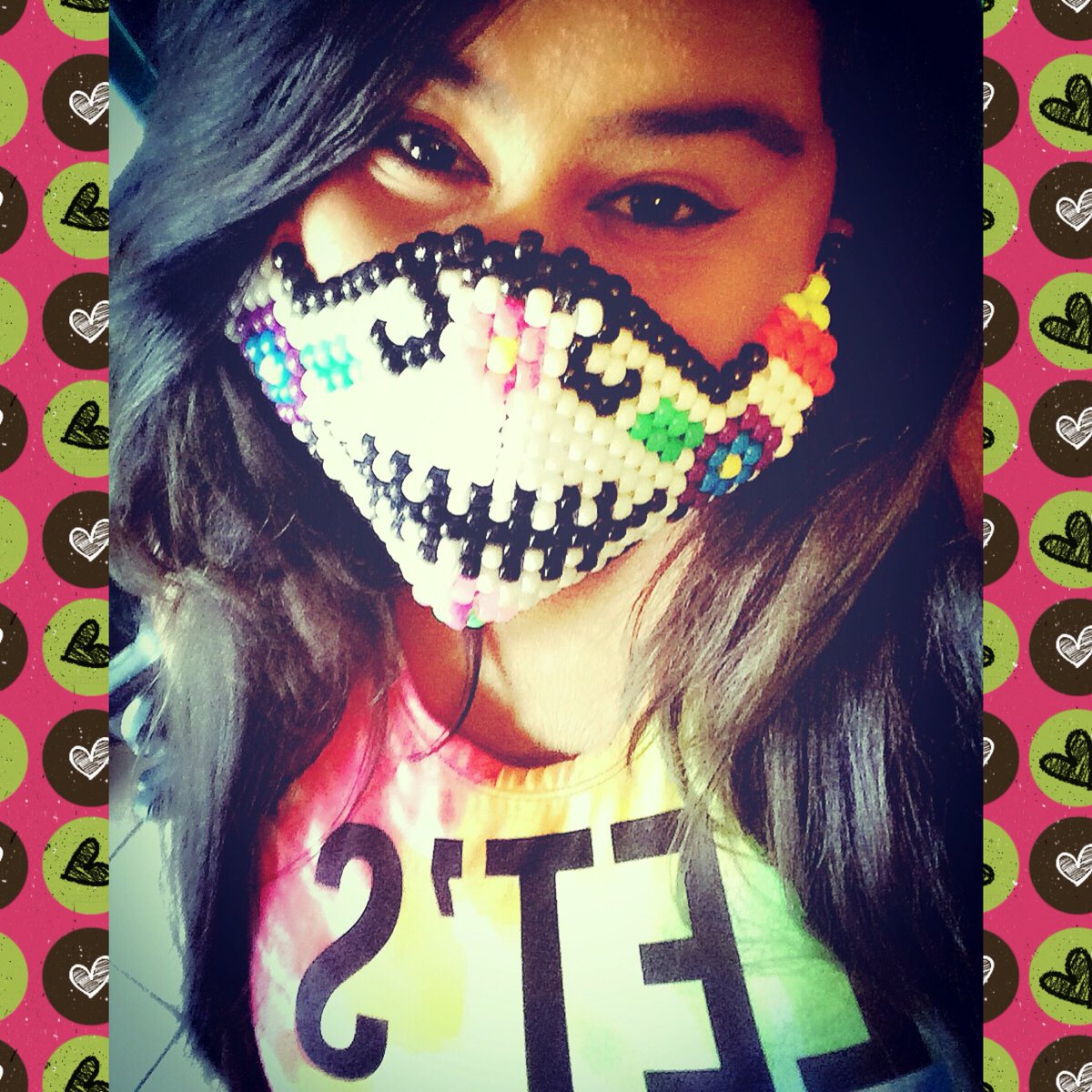 M0noM1nd's tweet photo. I love my #kandimasks https://t.co/Q52cAU0sOC