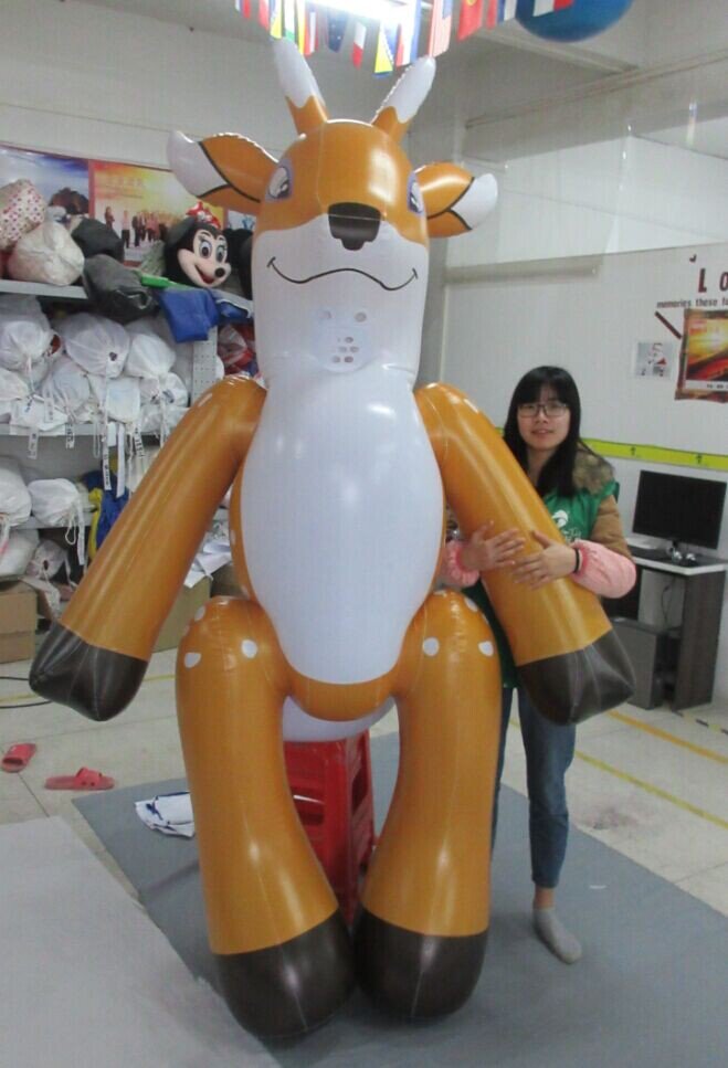 Hongyi5Eva's tweet photo. double layered inflatable deer costume,more details,hongyi5@hongyitoy.com https://t.co/TuhJuqtMv8