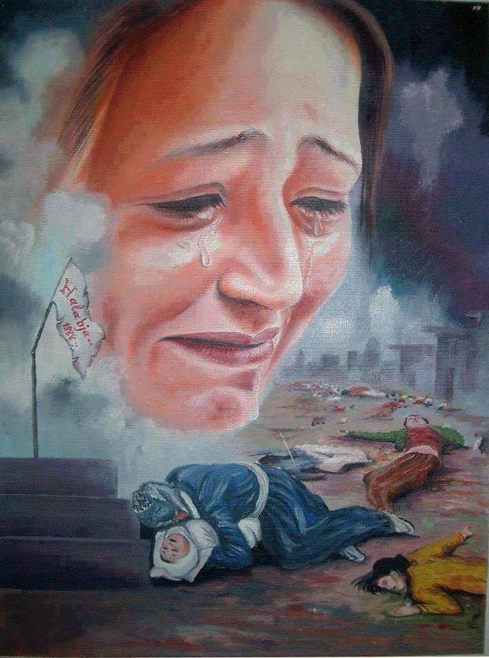 HamdiCelikbas's tweet photo. Bugün #Halepçe Katliamı'nın 28. yıldönümü !!! 16 Mart 1988'de düzenlenen kimyasal saldırıda 5000 insan öldü #Halapja https://t.co/uSLKH7KoDB