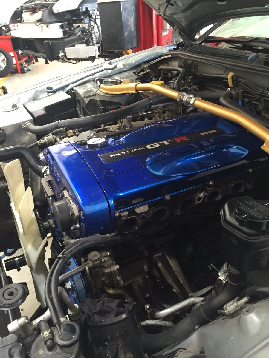 bbgrpracing's tweet image. 2nd work in progress R34, 750hp BB Motorsport at its best