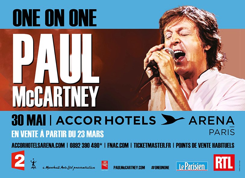 🎤 On May 30 <a href="/PaulMcCartney/">Paul McCartney</a> performs at <a href="/AccorH_Arena/">AccorH_Arena</a> paris-tourist.com/c626, #Paris. Tickets on sale from March 23.
