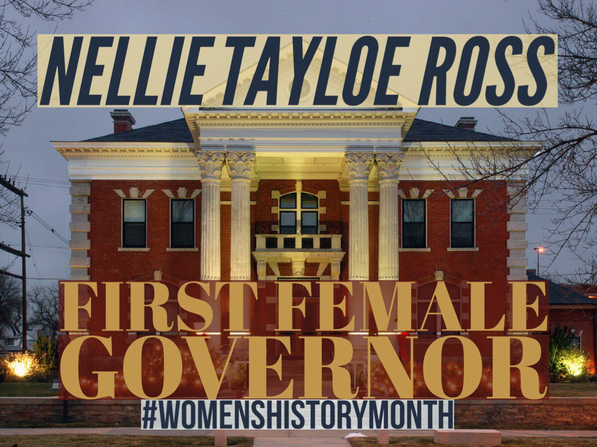 afnktown's tweet photo. Nellie Tayloe Ross- first woman to be elected governor in the United States. #WomensHistoryMonth #WHM #WHM2016 https://t.co/emoRZGyBl5