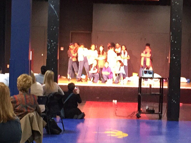 Give it up for the <a href="/MonarchAcadBC/">Monarch Academy Balt</a> kids singing "It's a Hard Knock Life" from Annie. #atrisked