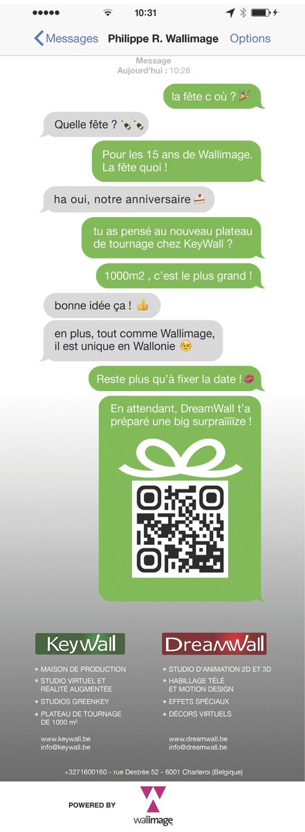 Surprise animée pour l'anniversaire de @walliboss ! (dans @ecran_total, merci <a href="/kinkyandcosy/">Kinky & Cosy</a>)