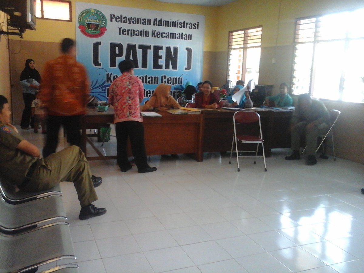 KECAMATANCEPU's tweet photo. Ruang PATEN Kecamatan Cepu. https://t.co/lSX2fkGlOk