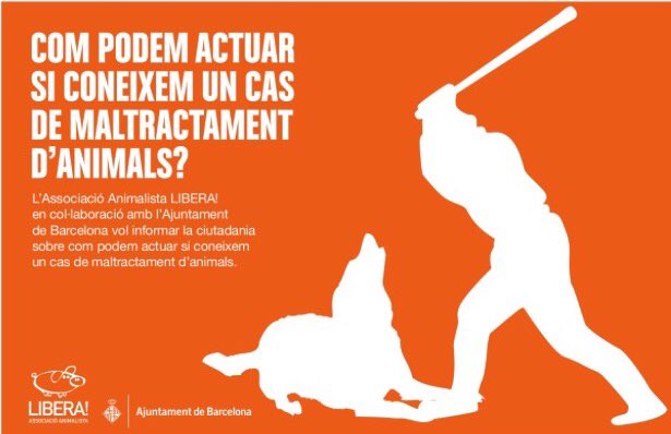 Si coneixes un cas de tortura animal denúncia, parla per ells #NoTorturaAnimal