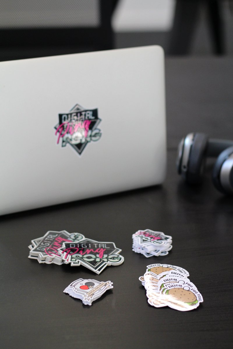 digitalpingpong's tweet photo. On a enfin reçu nos #Stickers ! Merci @StickerApp ! #DigitalPingPong #AgencyLife #TeamPongiste https://t.co/9Q7q7eExX7