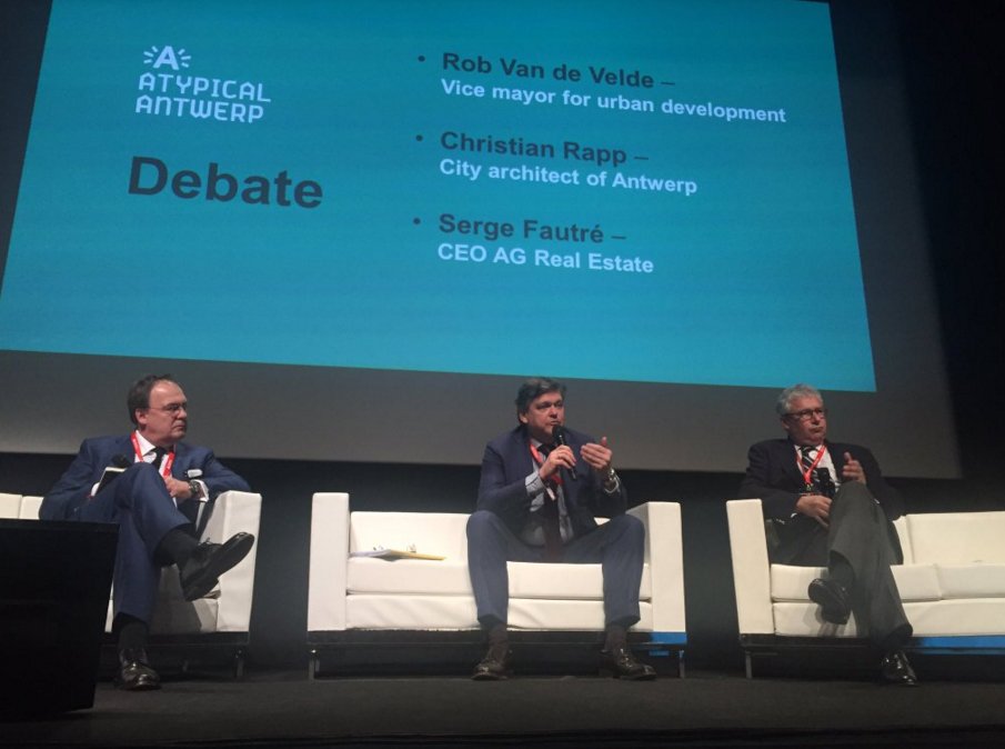 Antwerpen staat in de kijker tijdens de #AntwerpDay op #MIPIM2016 als 'a small city with big development ideas'