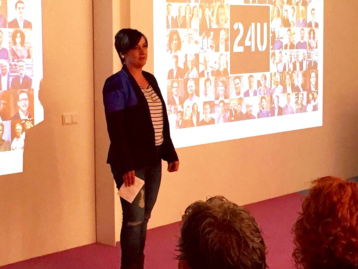 <a href="/conradi_laura/">laura conradi</a> enthousiasmeert deelnemers #inspiratiereis #Rotterdam met persoonlijke boodschap van <a href="/FrancoisGeurds/">FG Restaurant (Francois Geurds)</a>