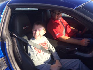 JresRockets's tweet image. Peyton in @corvettemuseum reward ride for earning the Volunteerism Award. Proud of this Rocket leader! #wcpsleads