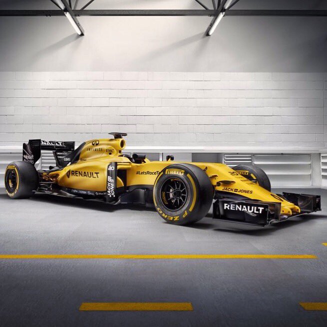 ScaledGP's tweet image. Renault 2016 livery has been revealed. #f1 #formula1 #formulaone #motorsport #motorracing #renault