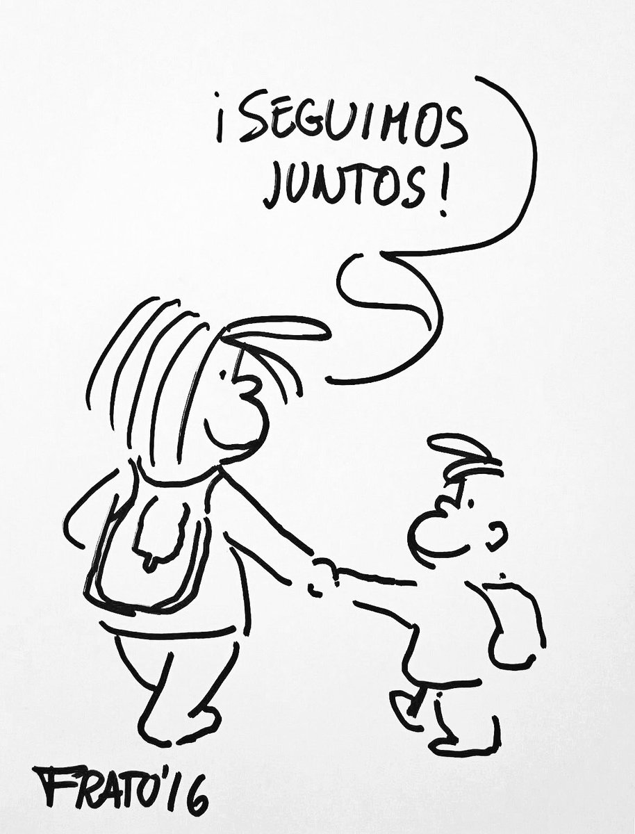 Regalo de #Tonucci a las EIM de #GranadaEduca en apoyo a su #LuchaAlmada por el 0-6. Gracias #Frato!