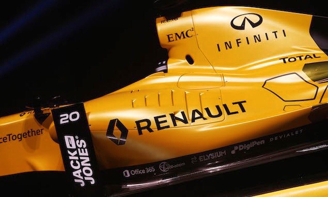 ScaledGP's tweet image. Renault 2016 livery has been revealed. #f1 #formula1 #formulaone #motorsport #motorracing #renault #kevinmagnussen