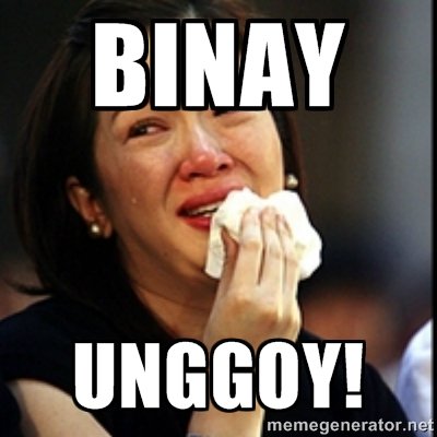 #KrisAquino #Binay #JejomarBinay #Binay2016 #GanitoKami #Makati #Halalan2016 #Eleksyon2016 #PHVoteWatch #Unggoy