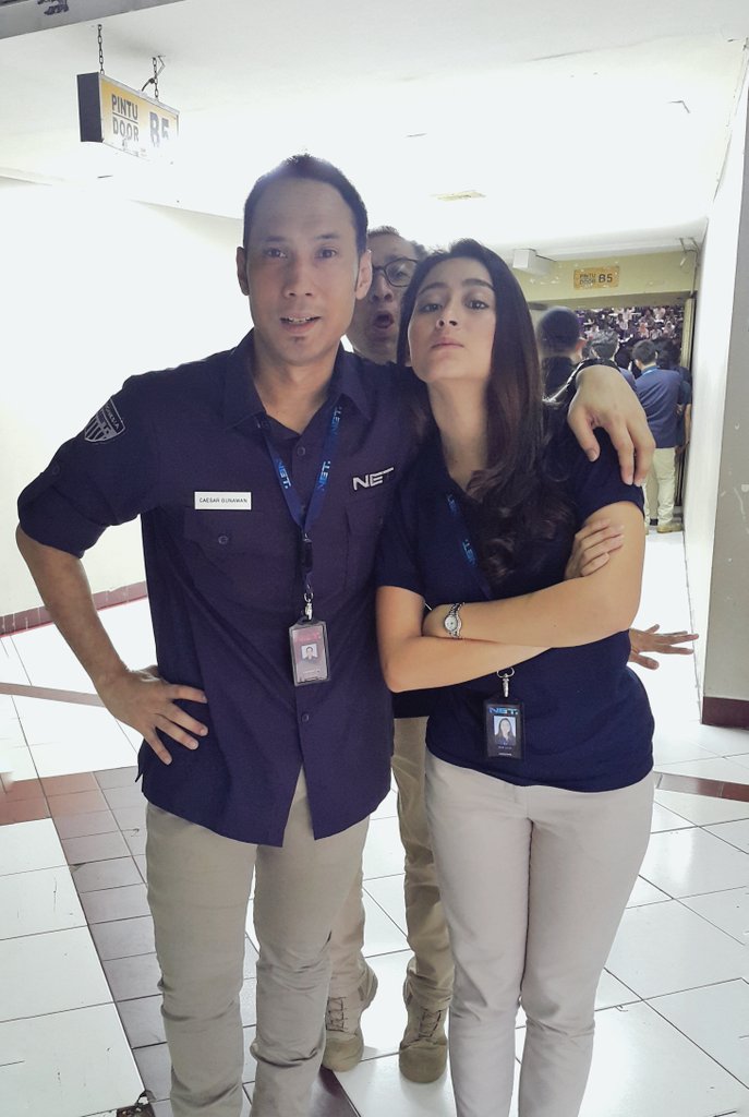 caesargunawan99's tweet image. sedang di acara #MDPIV_NET di Istora Senayan bareng Beby dan sedikit penampakan dari Pak Direktur , Mas Lukman 😃😂