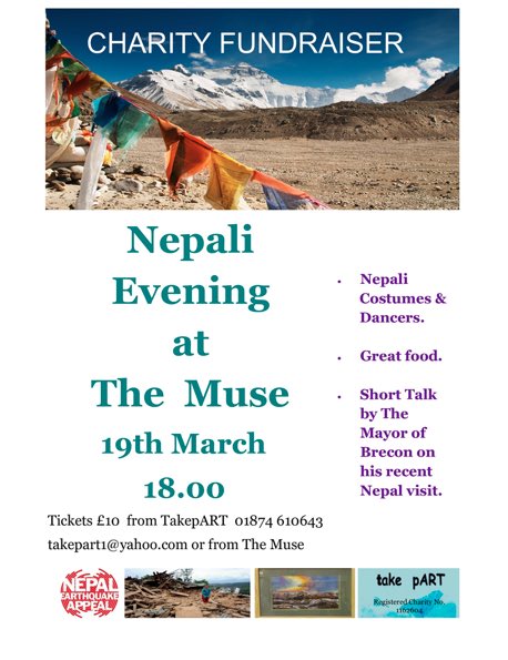 Weekend events here @TheMuse_Brecon #community #nepali #seedswap see you on Saturday!