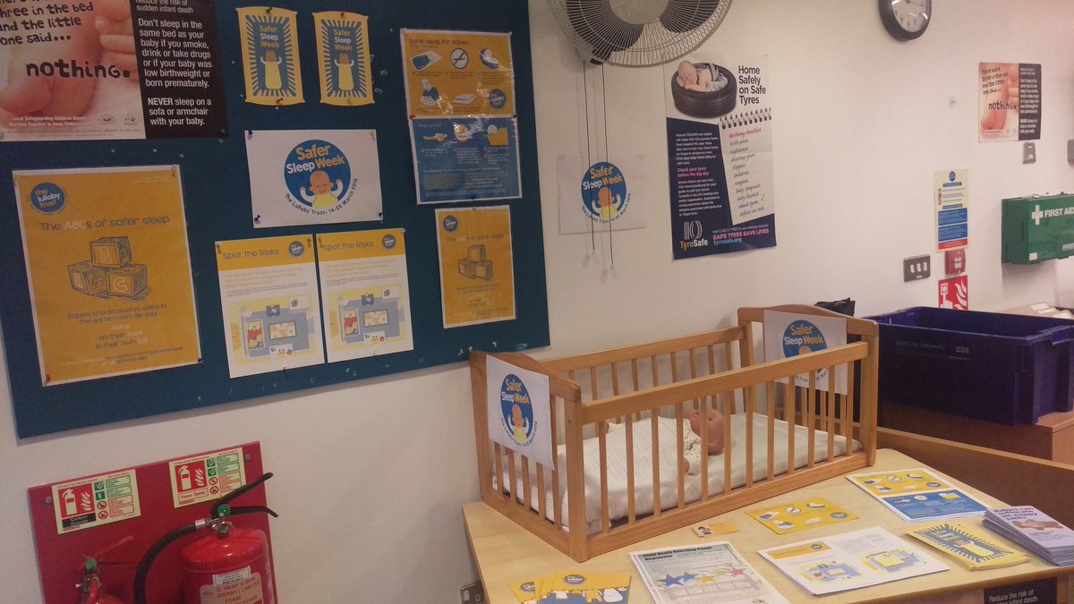 bexsage's tweet photo. @BurtonHospitals and child death overview panel supporting #SaferSleepWeek @LullabyTrust https://t.co/9W4bIgZjqf