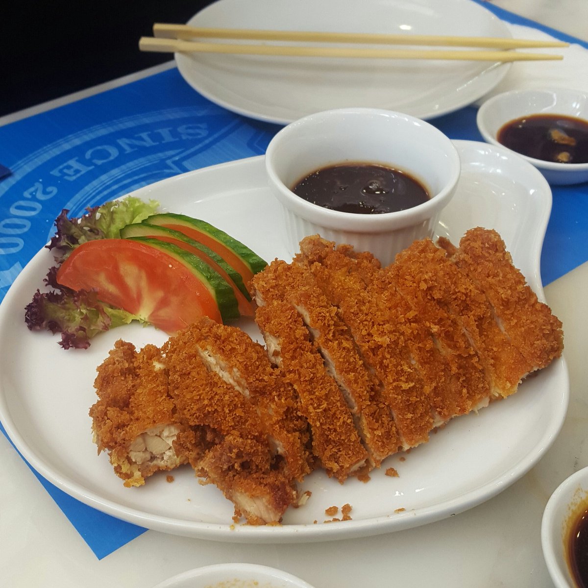 food galore!!! #chickenkatsu #sumorestaurant