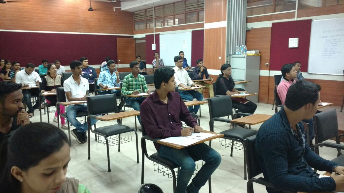 MPSC pre-screening test conducted by #CIDCO for Project Affected Persons at CIDCO's Training Center.