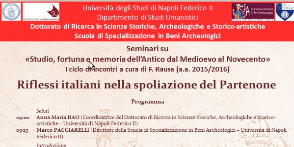 Riflessi italiani nella spoliazione del Partenone bit.ly/1pL0ATq