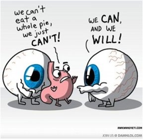 MartinWheelers's tweet photo. For those times when your eyes are too big for your belly! #optometryhumor https://t.co/9OTnx2L1EU