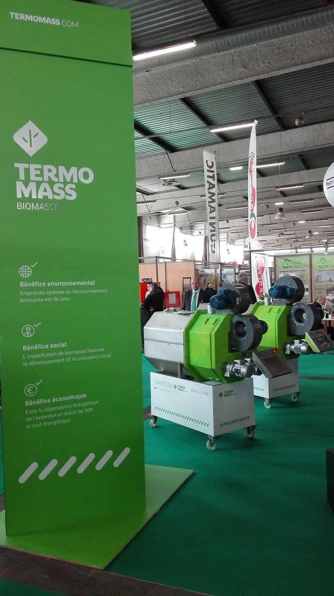 termomass's tweet photo. Our stand in Salon Bois Energie #BoisEnergie https://t.co/xWvA0XCH1t