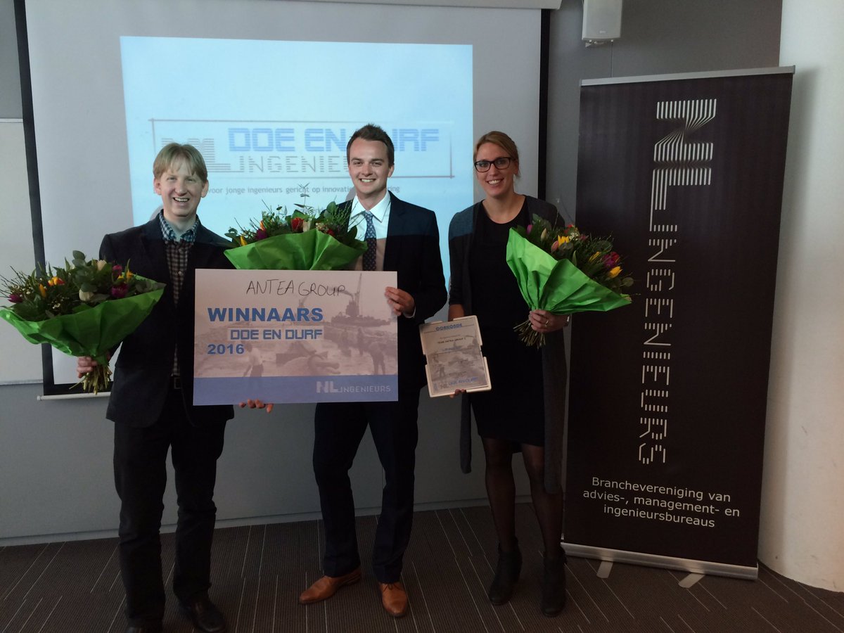 DoeDurf's tweet photo. Gefeliciteerd @AnteaGroupNL als winnaar van de @DoeDurf competitie 2016! @MelanieSvH https://t.co/OsZJx4BOg4