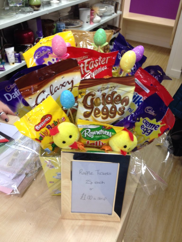 MindShopBelper's tweet photo. Easter raffle! 25p per ticket or £1 per strip. https://t.co/qyiffL41Sn