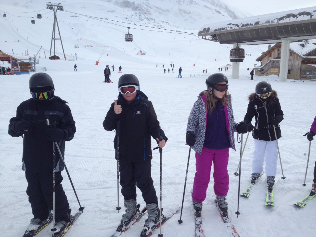 Some quality performances this morning, now for burgers! #ski #Trinitas