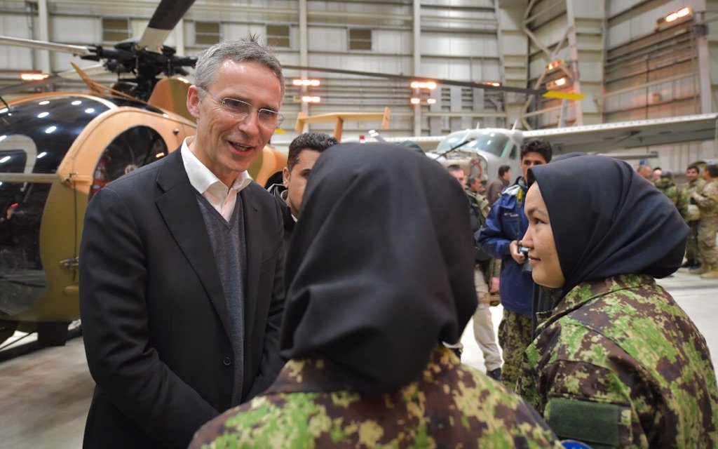 jensstoltenberg's tweet photo. Impressed by the determination of Afghanistan's future female pilots. https://t.co/kbz0hkn1Y7
