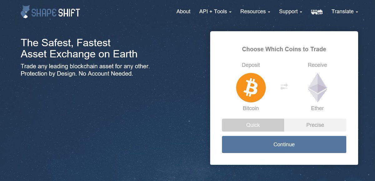 iMundoBitcoin's tweet image. Tienes otra Criptomoneda y quieres cambiarla a #Bitcoin? @ShapeShift_io lo hace por ti al Instante!