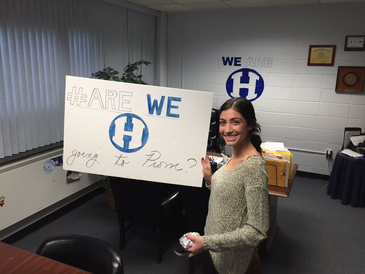 Cute Prom Proposal in my office today #Jenna asks Jimbo to Jr Cruise #loveHerSign