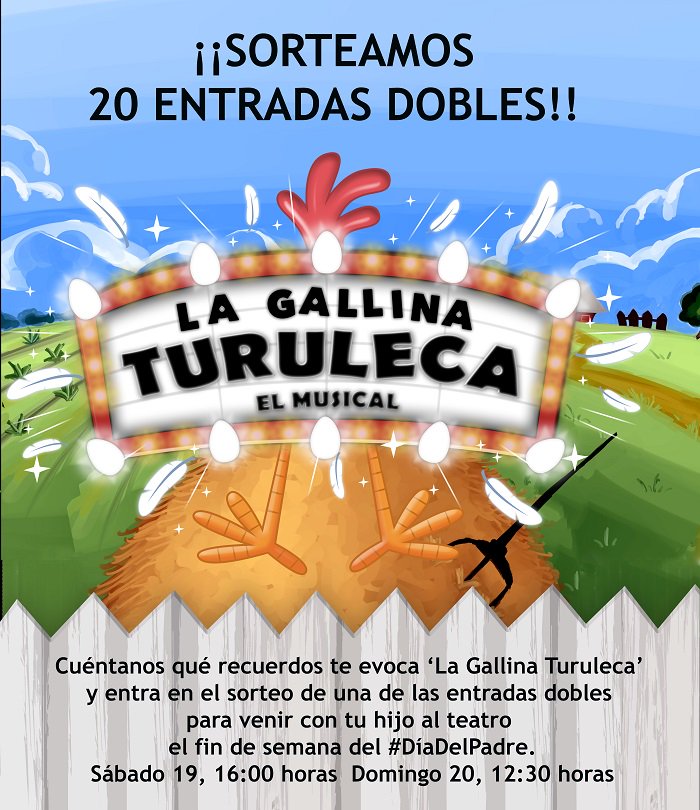 ¡Tenemos un sorteo esperándote en el facebook del <a href="/TeatroLaLatina/">Teatro La Latina</a>! Participa > goo.gl/IMCzmZ #DíaDelPadre