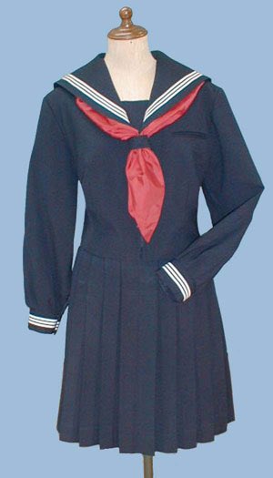 セーラー服bot 停止 Ar Twitter 川越西高校 白ライン3本に赤スカーフ 後ろ襟に入った校章をアレンジしたマークが特徴的 前開きである 川越市 Https T Co 8ey2fduqdo